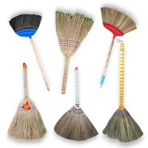 천연 자연재질 빗자루 모음 야자비 갈대비 수수비 비짜루 비 마당 청소 미용실 다용도