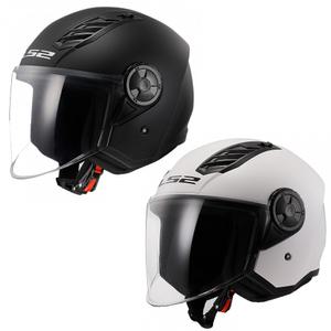 LS2 헬멧 OF616 AIRFLOW II SOLID 2종 24년 신제품 롱 쉴드 오픈페이스 헬멧 최상의착용감