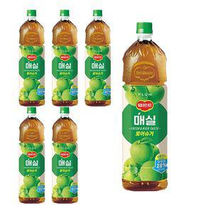 델몬트 매실 로어슈거 1.5L 6페트 (원산지_상세설명에 표시)
