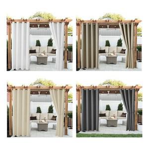 키밍 야외 방수 캐노피 블라인드 커튼 소형 카페