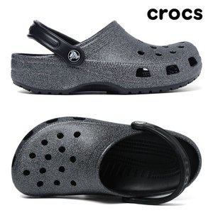 [크록스] 키즈/성인 클래식 글리터 클로그 K 206993-001