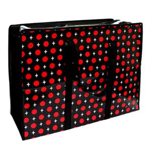 정성모아드림- 지퍼타포린백 57x43cm 대형 부직포 쇼핑 가방