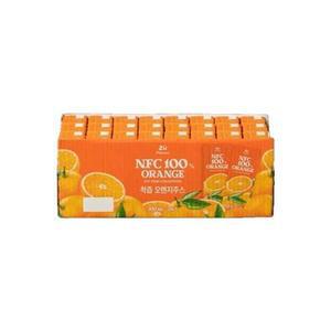 NFC 100% 오렌지 착즙주스 200ml X 24입