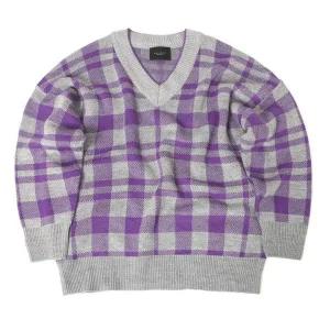 [리빌모아]남자 타탄체크 브이넥 니트 맨투맨 긴팔티 가디건 후드티 티셔츠 남자니트 DS KN .._P358687662