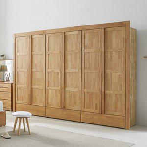 [아름이와다움이]벨리 고무나무원목 3100 장롱세트