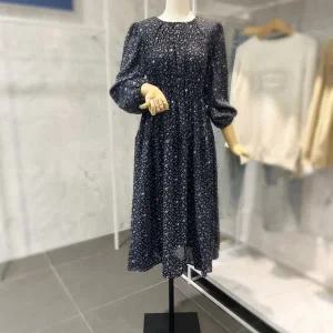 [대구백화점] [페이지플린]라운드 잔꽃 셔링 원피스(F4AOP014A)