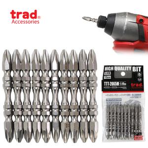 3-3 일본 토션 비트 세트 TTT-2065M 임팩 드릴날 십자 드라이버 비트날