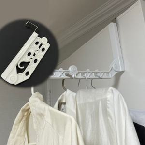 원룸 문걸이 빨래 옷 건조대 방 접이식 미니 빨랫대 도어 행거 수건걸이