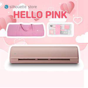 실루엣 카메오5 헬로핑크SET 커팅프린터 케익 토퍼 기계 종이공예 플로터 금박 다이어리제작 불박
