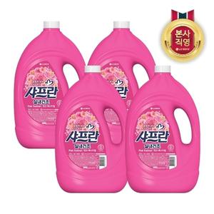 샤프란 실내건조 핑크 페스티벌 3.1L x 4개