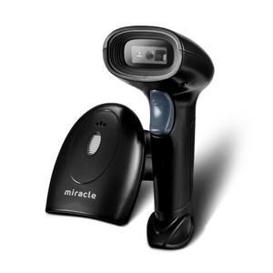 미라클엠 유무선보급형 업소매장용 택배물류 QR코드 스캔기계 바코드스캐너 MQ160W