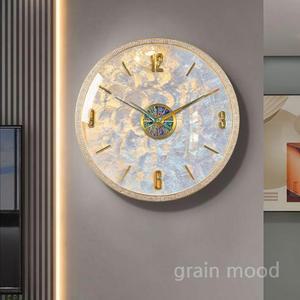 자개 명품벽시계 수입인테리어 무음 고급 브랜드 아트월