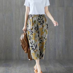 여성 배기팬츠 배기 바지 여름팬츠 허리밴딩 몸빼 편한 고무줄바지