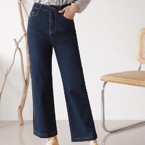 [RGN9RP1T]하이웨스트 여성 스판 통바지 밴딩팬츠 9부