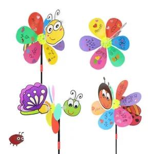 글로벌이지 뚝딱 곤충 바람개비 꾸미기 1인용 글로벌이지 곤충 바람개비 바람개비만들기