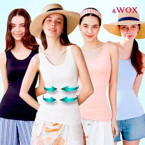 [텐텐] WOX(왁스)-런닝형 쿨 PK 브라탑배쏙티 마린패키지