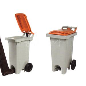 음식물 폐비닐 전용 수거함 60L 쓰레기통 페달형 업소용 식당 공동주택