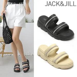 잭앤질 볼드 투 스트랩 큐빅 샌들(JB4333)