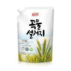 트리오 곡물설거지 우리밀 1.2L 4개