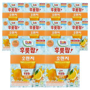 Dole 돌 후룻팝 오렌지 ( 62ml 8개입 ) 10개 / 오렌지팝 얼려먹는 디저트 주스 과즙쥬스