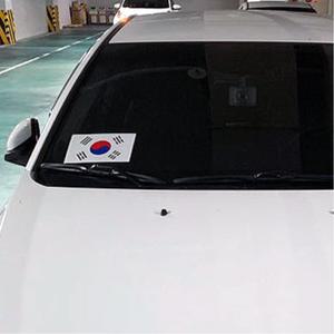 자동차 데코레이션 태극기 스티커 대형 1P 차량용데칼