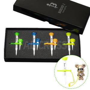 스마트 골프티 해피 버디원 국내산 골프 꽂이 꽃이 악세사리 용품 티샷 골프 롱티 티꼿이 인형 A세트