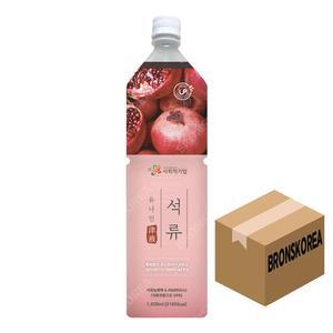 유나인베이스 석류 1.5L X 8ea 과일원액 희석음료