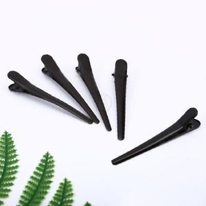 옆머리 집게핀 앞 헤어 미용실 블랙