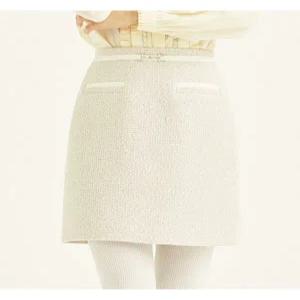 [로엠]버클장식 트위드 스커트 (RMWHB2303B-T)