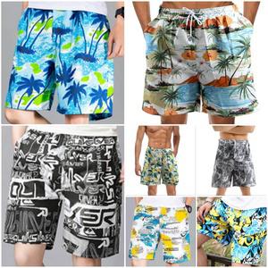 남자 수영복 하의 비치반바지 밴딩 4부 바캉스 휴양지 물놀이 보드숏