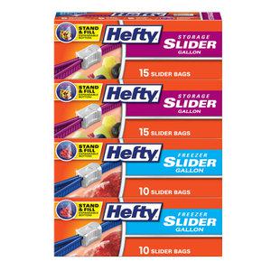 [헤프티] 슬라이더 대형 지퍼백 세트 50매_냉장30+냉동20