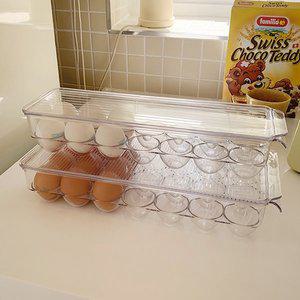 [기타]투명 계란 보관 트레이 냉장고 수납 정리