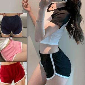 여자 슬림핏 고무줄 돌핀 핫팬츠 바인딩 반바지_3