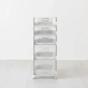 마켓비 RUDAN 투명트롤리 카트 5단