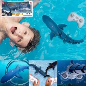 샤크 RC 카 조종 상어 오션 피규어 장난감 토이 사크