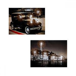 [RGNNN2Q6]액자 인테리어 크로아티아로빈 LED 3종 40x30