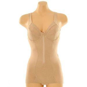 [갤러리아] 420D 하드타입 초강력 보정 스킨 지퍼 올인원 AB컵 VBTH910AB