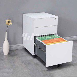 잠금장치 서랍장 원목 책상서랍장 3단 수납정리 사무실서랍장