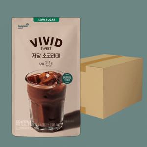 비비드 초코라떼 200g 10개입 스위트 저당 로우슈가