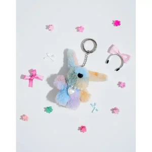 [롯데백화점]질스튜어트 [컬러랜덤배송] 젤라또 토끼 인형 키링 겸 참장식 (목걸이 탈부착)  JAHO4E774P1