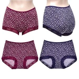 여성 면스판 맥시 팬티 낱장 삼각 엄마 할머니팬티 국산