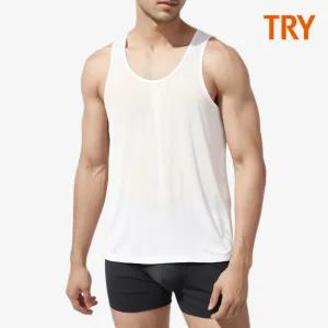 트라이 남성 런닝 쿨나시 남자 메리야스 기능성 스포츠 런닝셔츠