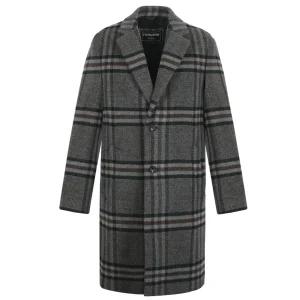 [레노마 옴므]레노마 울혼방 클래식 퀼티드 싱글 코트 그레이체크 RMDMBH73A