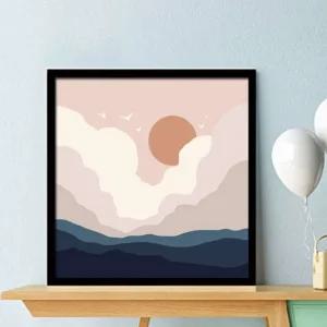 DIY 유화그리기 20x20 미니유화그리기세트 캔버스페인팅미니 색칠도구