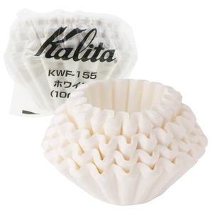 칼리타 웨이브 필터 155 핸드드립 커피 여과지 화이트 100매