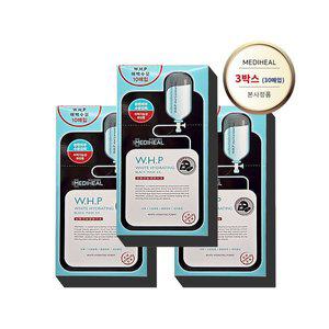 [메디힐] W.H.P 미백 수분 블랙 마스크팩 EX 25g 3BOX (30개)