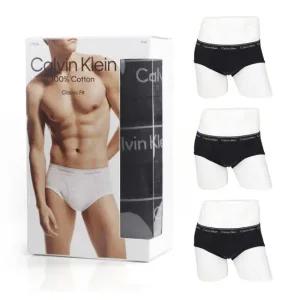 캘빈클라인 남성 언더웨어 코튼 클래식 브리프 블랙 3장세트 NB3999-001