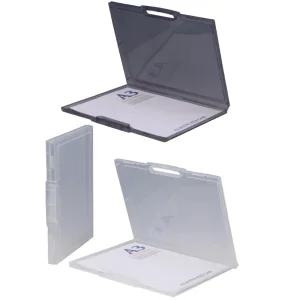 이즈미 A3 파일 케이스 보관함 서류 영화 포스터 클리어 도면 악보 손잡이형