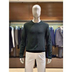 [NS홈쇼핑]킨록 캐시미어 혼방 루즈핏 라운드 니트 그린 (TIY06)[34655936]