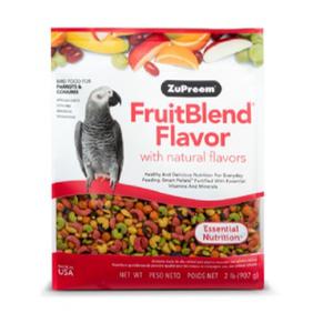 ZuPreem 주프림 후르트블렌드 필수영양 중대형 907g 아마존 회색앵무 코뉴어 과일맛